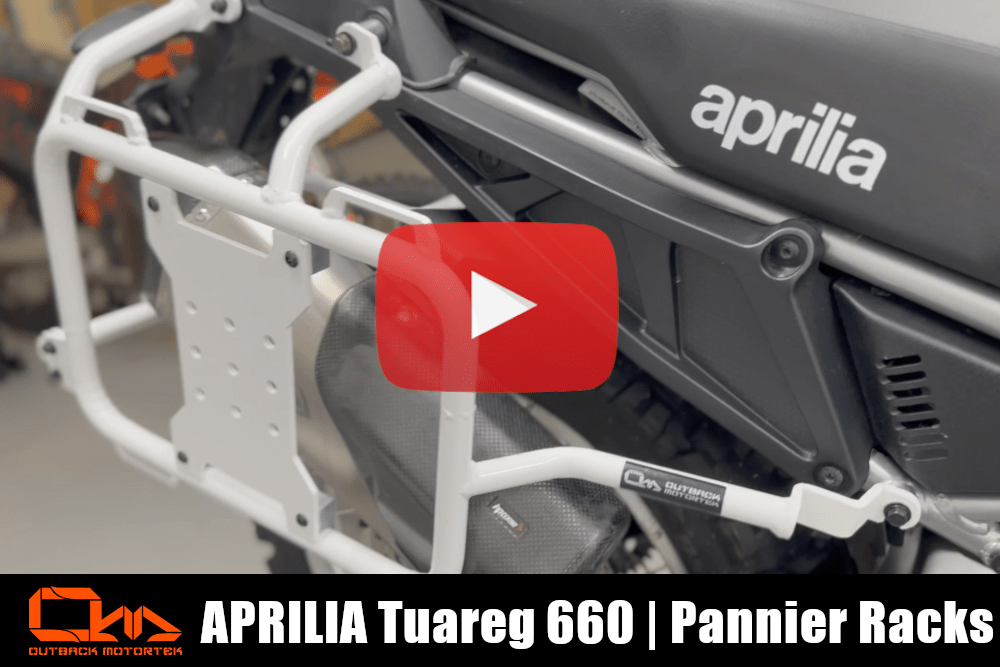 Tuareg 660 Pannier Racks Installation