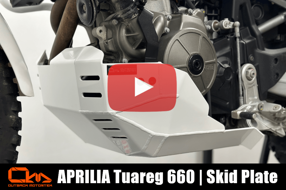 Tuareg 660 Skid Plate Installation