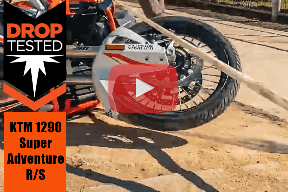 KTM 1290 Super Adventure Drop Test