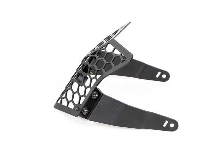 CRF Logo Front Headlight Guard Cover For Honda CRF300L CRF300L Rally 2020-2022 Black Aluminum